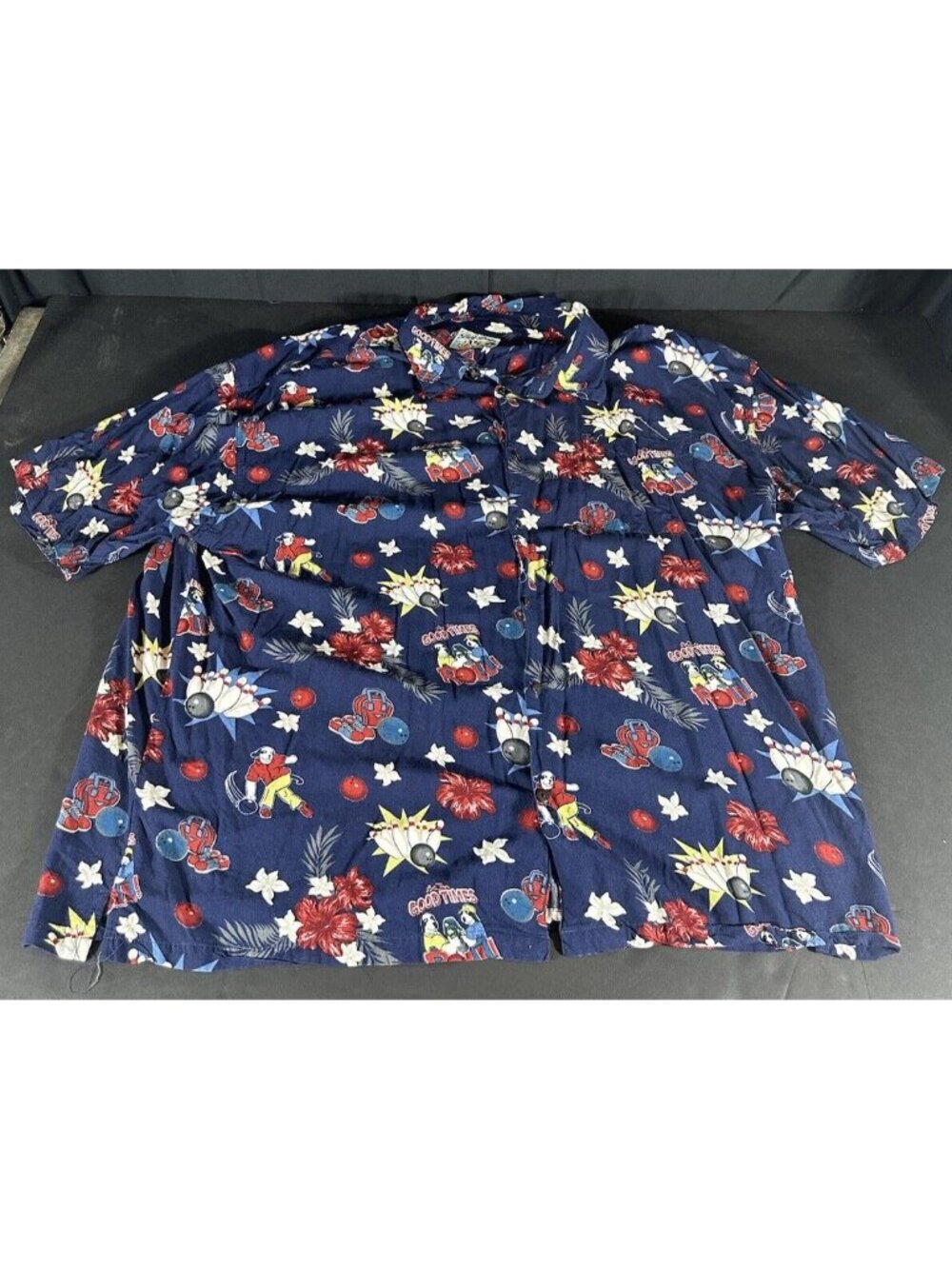 Vintage Big Dogs Shirt Mens 4XL Bowling Hawaiian